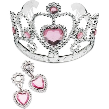 Детски комплект корона /тиара/ и обици в кутия (faaff44aa927)