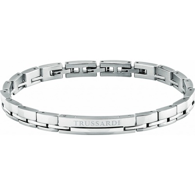 Trussardi Slušivý oceľový náramok T-Steel TJAXV05