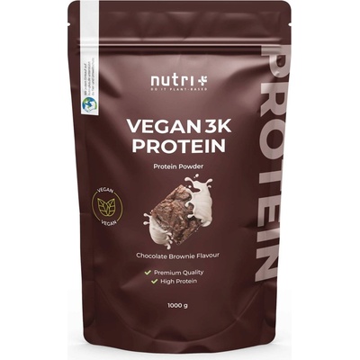 nutri + Протеин на прах Vegan 3K - Chocolate-Brownie