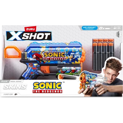 ZURU X-SHOT Skins Flux Sonic the Hedgehog - více druhů
