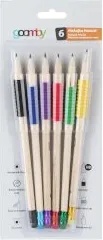 Goomby Моливи дървени HB Soft Grip 6 броя