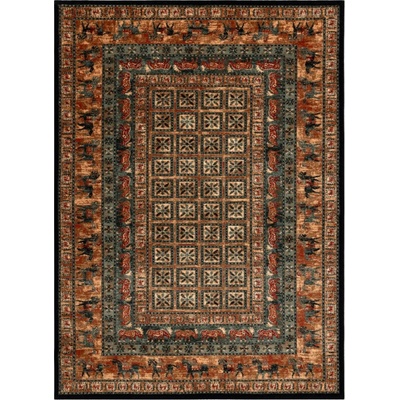 Najkoberce Kashqai 4301 500 orientálny / rám béžový / zelený