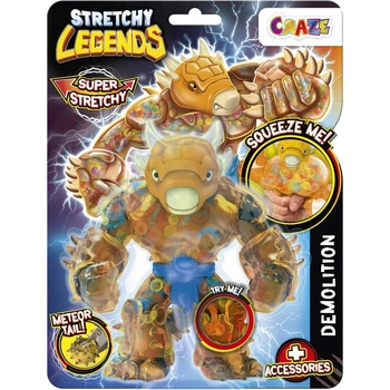 CRAZE Колекционерска разтеглива фигурка Craze Stretchy Legends - Demolition (C46746)