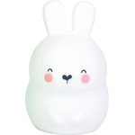 Saro Силиконова нощна лампа Saro Baby - Little Bunny, White (37481) - baby