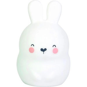 Saro Силиконова нощна лампа Saro Baby - Little Bunny, White (37481) - baby