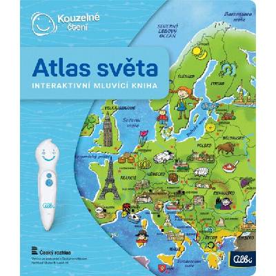 Albi Kouzelné čtení Kniha Atlas světa Atlas světa - Tereza Kocová