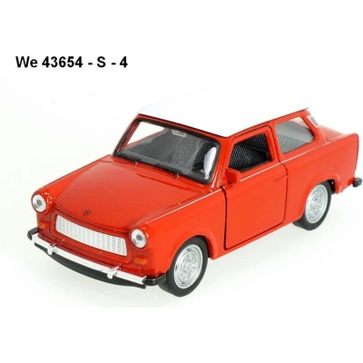 Welly Trabant 601 red/white code 43654S modely aut 1:34