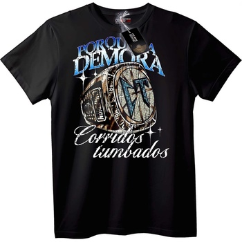 NOONEBRAND Тениска Corridos Tumbados Музика - 2XL, White