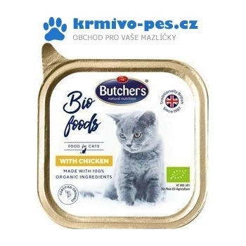 Butcher's Cat Bio s kuřecím 85 g