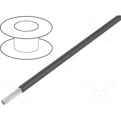 Alpha Wire 2840/7 SL005 HookUp Wire lanko Cu 32AWG PTFE tmavě šedá 250V 30,5m