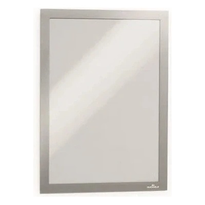 DURABLE Informačný panel, A4, samolepiaci, DURABLE "DURAFRAME", strieborná