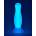 DreamToys Radiant Soft Silicone Glow in the Dark Plug Medium Purple