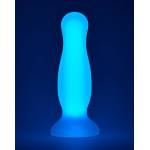 DreamToys Radiant Soft Silicone Glow in the Dark Plug Medium Purple