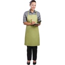 Chef Works kuchárska náprsná zástera Čierna