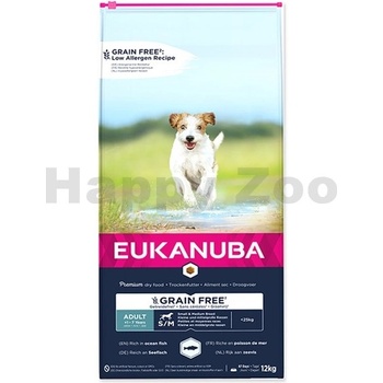 Eukanuba Adult Small & Medium Grain Free Ocean Fish 12 kg