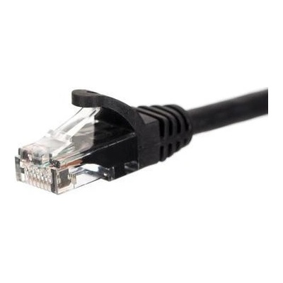 Netrack BZPAT56K patch, RJ45 snagless boot Cat 6, UTP, 5m, černý