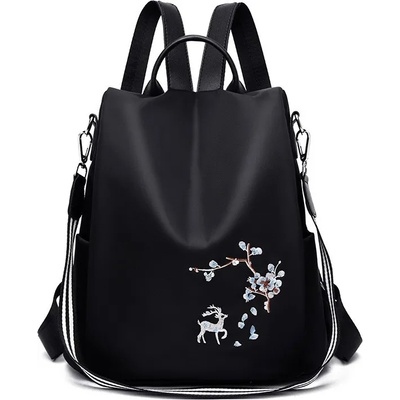 Disu Дамска раница, Disu GT347, против кражба, черна (GT347)