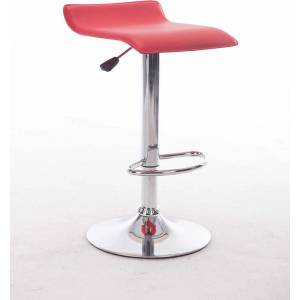 Bogdan Furniture Europe Бар стол Мебели Богдан модел h-1 bm, цвят: червен, размер: 38/38/65-84 см