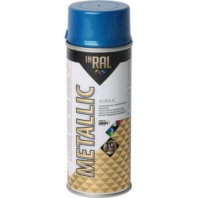 TEGRA INRAL farba v spreji s metalickým efektom 400 ml – modrá