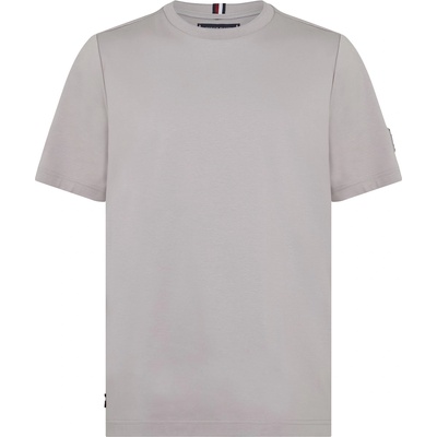 Tommy Hilfiger Тениска TOMMY HILFIGER Interlocking Logo Short Sleeve T-Shirt - Grey PKG