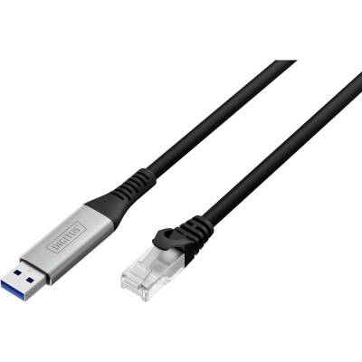 Digitus AK-300600-100-S USB 3.2 Gen 1 RJ45 vidlice USB A vidlice niklovaný 10m