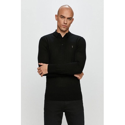 AllSaints - Блуза с дълъг ръкав Mode Merino LS Polo (MK005D)