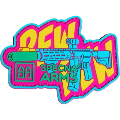 3D nášivka Specna Arms Pew Pew - Rainbow