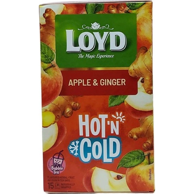 Loyd čaj Hot & Cold Jablko a zázvor 15 x 2 g