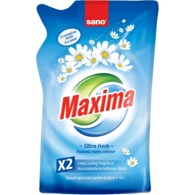 Sano Maxima Омекотител Sano Maxima Ultra Fresh, 1 литър