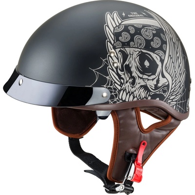 W-TEC Black Heart Longroad Wings Skull