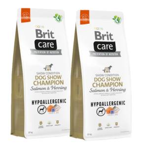 Brit CARE Хипоалергенна храна за кучета Dog Show Champion с сьомга и херинга 2x12кг