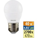 LED žárovka E27 McLED 4,8W 40W teplá bílá 2700K ML-324.033.87.0