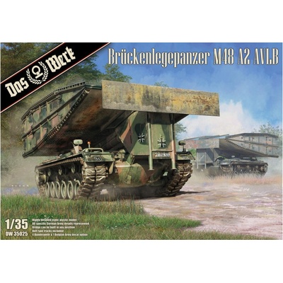 Das Werk Brückenlegepanzer M48 A2 AVLB Armored Vehicle Launched Bridge 35025 1:35