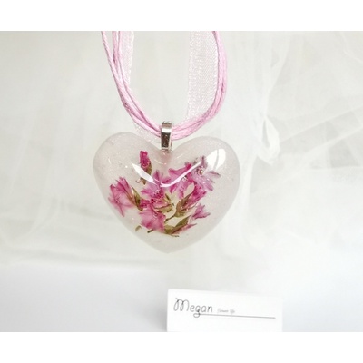 Meganflo Медальон голямо сърце - Момини устни