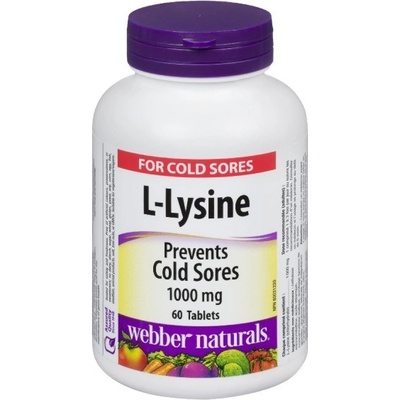 Webber Naturals L-Lysine 1000 mg 60 kapsúl