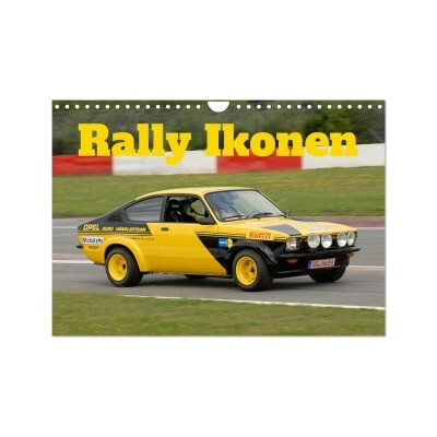 Rally Ikonen Wand DIN A4 quer, CALVENDO Monats 2026