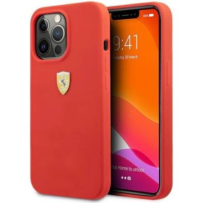 Ferrari Калъф Ferrari FESSIHCP13XRE, за iPhone 13 Pro Max 6.7", червен (FER000504-0)