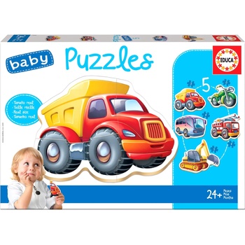 Image 1 of Educa - Puzzle 4in1 Baby Transport - 1 - 39 piese