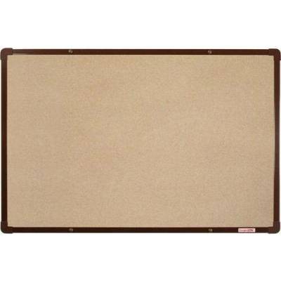 Extera Textilní tabule boardOK, 90 x 60 cm hnědá 100642
