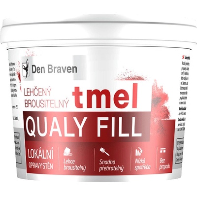 Debbex 00302BD Lehčený brousitelný tmel 250 ml biela