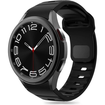 Tech-Protect Силиконова каишка за часовник Samsung Galaxy Watch 4/5/5 Pro/6/7/FE от Tech-Protect Silicone Line - Черен (5906302313600)