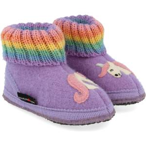 Haflinger Детски пантофи Haflinger Kid's Fairy Tale Slippers - Orchid - размер 25 (EU) (702-3682-0113)