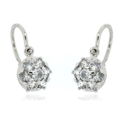 Zlatnictví U Kostela dětské zlaté náušnice se zirkony 299800726