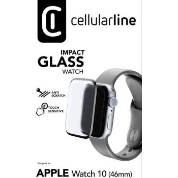Cellularline Закален протектор Impact за Apple Watch 10 46мм (13978)
