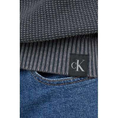 Calvin Klein Памучен пуловер Calvin Klein Jeans в сиво J30J326743 (J30J326743)