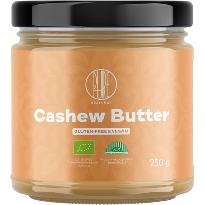 BrainMax Pure Cashew Butter 100% Kešu krém BIO 250 g