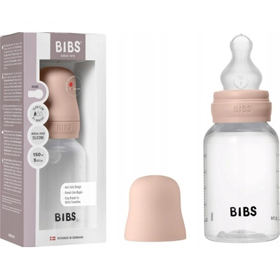 Bibs antikoliková fľaša so silikón cumlíkom Blush 150ml