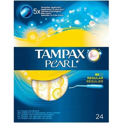 Tampax Pearl Regular tampony s aplikátorem 24 ks – Hledejceny.cz