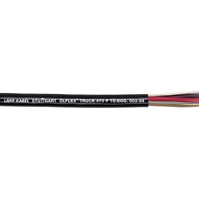 Lapp TRUCK 470 P 7027030/50 vedenie vo vozidlách 10 x 1.5 mm² + 3 x 2.5 mm² 50m čierna
