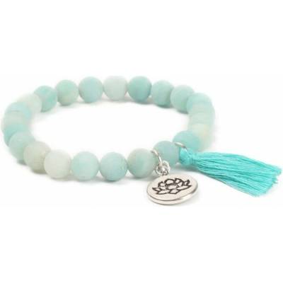 Prosperk náramek z minerálů květ S1953